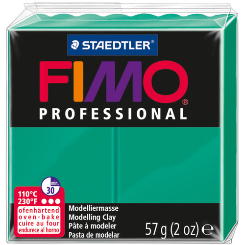 6 Pack - Fimo Professional Soft Polymer Clay 2oz-Green - EF8005-500 6 Pack - Fimo Professional Soft Polymer Clay 2oz-Green - EF8005-500