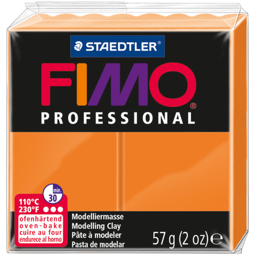 6 Pack Fimo Professional Soft Polymer Clay 2oz-Orange EF8005-4