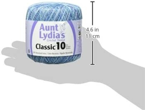 3 Pack - Aunt Lydia's Classic Crochet Thread Size 10-Ocean - 154-995 3 Pack - Aunt Lydia's Classic Crochet Thread Size 10-Ocean - 154-995