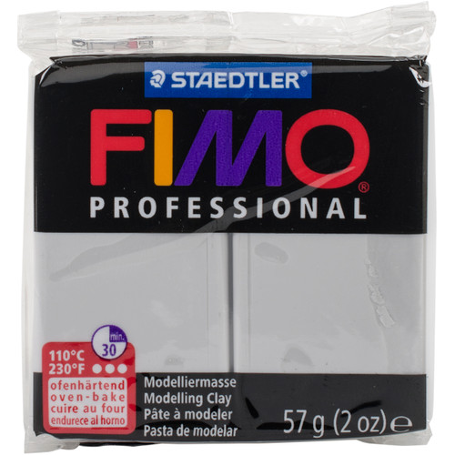 6 Pack Fimo Professional Soft Polymer Clay 2oz-Dolphin Grey EF8005-80 - 4007817009611