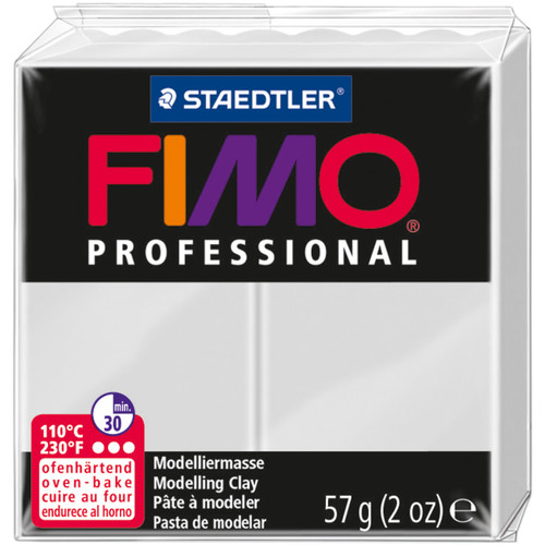 6 Pack Fimo Professional Soft Polymer Clay 2oz-Dolphin Grey EF8005-80