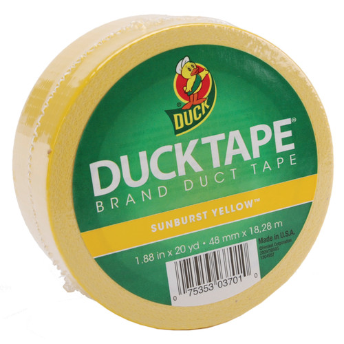 6 Pack Duck Tape 1.88"X20yd-Yellow Sunburst -CDT-4966 - 075353037010