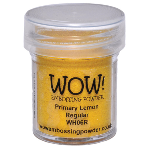 4 Pack WOW! Embossing Powder 15ml-Lemon WOW-WH06R - 50602105205265060210520526