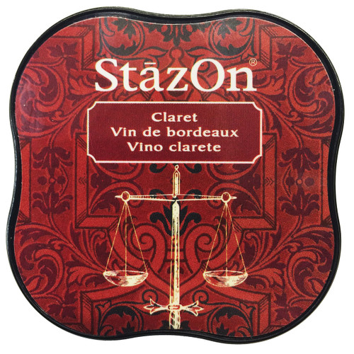 2 Pack StazOn Midi Ink Pad-Claret SZMID-23 - 712353130234