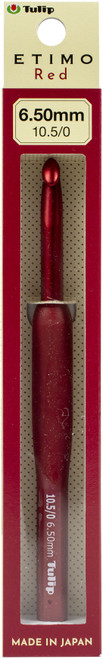 Tulip Etimo Red Crochet Hook W/ Cushion Grip-Size 10.5/6.50mm - TED-105E - 4974723717452 Tulip Etimo Red Crochet Hook W/ Cushion Grip-Size 10.5/6.50mm - TED-105E - 4974723717452
