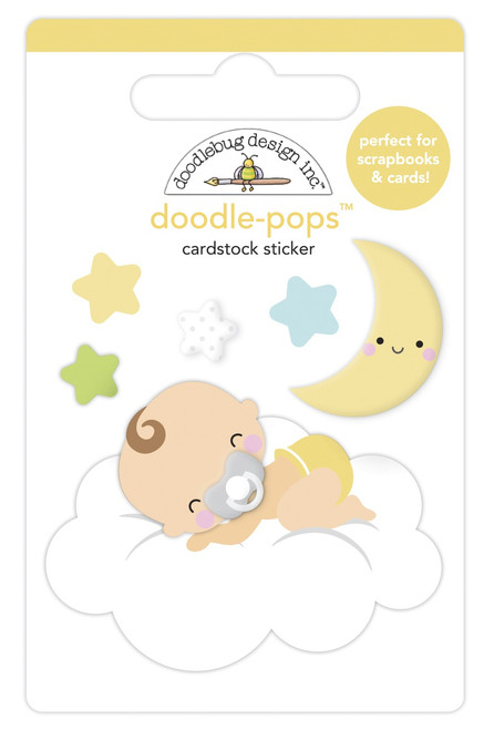 Doodlebug Doodle-Pops 3D Stickers-Cloud Nine, Bundle Of Joy DP6770 - 842715067707