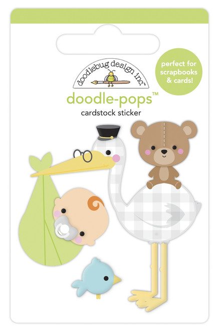 Doodlebug Doodle-Pops 3D Stickers-Special Delivery DP6780 - 842715067806