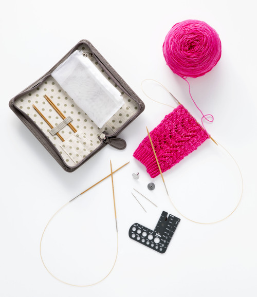 Tulip CarryC Interchangeable Bamboo Knitting Needle Set-Long Fine Gauge - TP1276