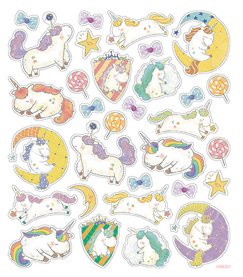 6 Pack - Sticker King Stickers-Unicorn Fantasy - SK129MC-4930 6 Pack - Sticker King Stickers-Unicorn Fantasy - SK129MC-4930