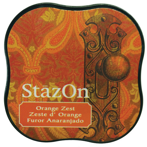 2 Pack StazOn Midi Ink Pad-Orange Zest SZMID-71 - 712353130715