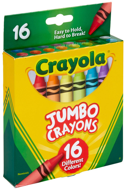 2 Pack Crayola Jumbo Crayons-16/Pkg 52-0390