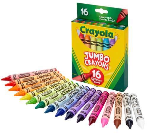 2 Pack Crayola Jumbo Crayons-16/Pkg 52-0390