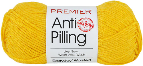 3 Pack - Premier Anti-Pilling Everyday Worsted Yarn-Sunshine - DN100-63 - 847652081410