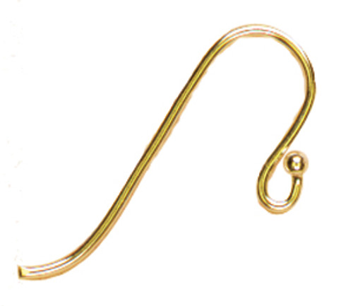 3 Pack - CousinDIY 14k Plated Gold Elegance Beads & Findings-Small Ball Hooked Earrings 8/Pkg - G2949727