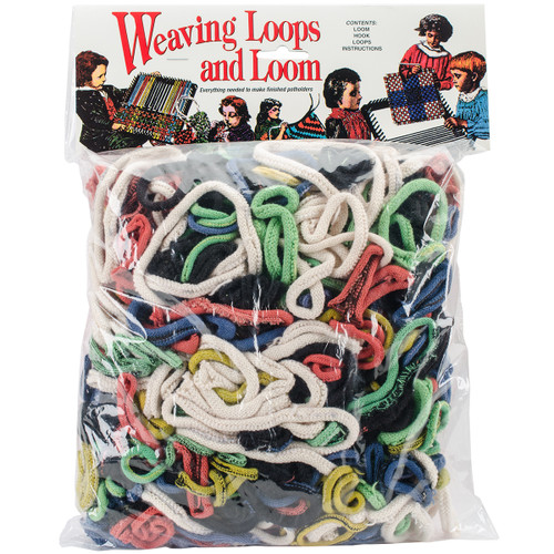 2 Pack - Wool Novelty Weaving Loops & Loom-7.25"X7.25" - 966X - 011169109664