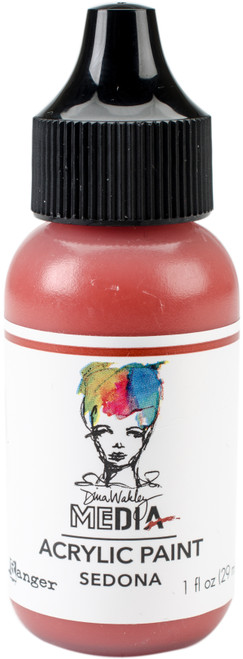 3 Pack - Dina Wakley Media Acrylic Paint 1oz-Sedona - MDQ-59844 - 789541059844 3 Pack - Dina Wakley Media Acrylic Paint 1oz-Sedona - MDQ-59844 - 789541059844