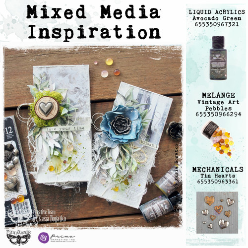 2 Pack - Finnabair Mechanicals Metal Embellishments-Tin Hearts 10/Pkg - 963361 2 Pack - Finnabair Mechanicals Metal Embellishments-Tin Hearts 10/Pkg - 963361