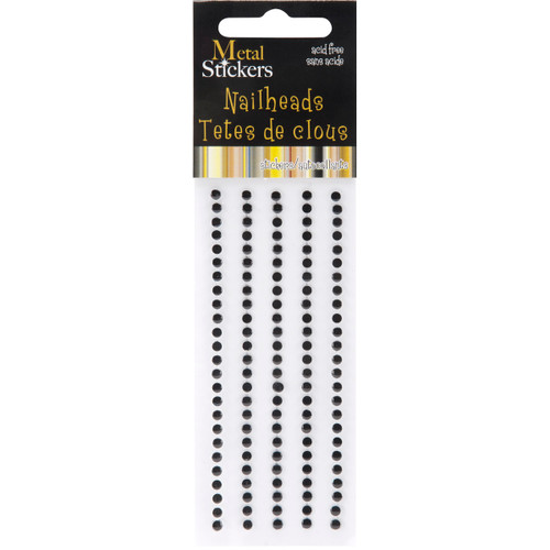 6 Pack - Mark Richards Metal Stickers Nailheads 3mm Round 125/Pkg-Black - MS3MM-3873 - 842672019979 6 Pack - Mark Richards Metal Stickers Nailheads 3mm Round 125/Pkg-Black - MS3MM-3873 - 842672019979
