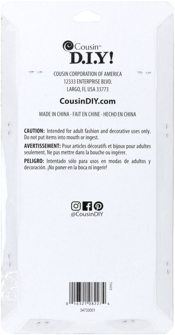 3 Pack Cousin Jewelry Basics Wood Beads 5.3oz-#1 34733001