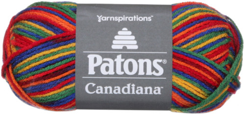 6 Pack - Patons Canadiana Yarn - Ombres-Rainbow - 244511-11625 - 057355335370