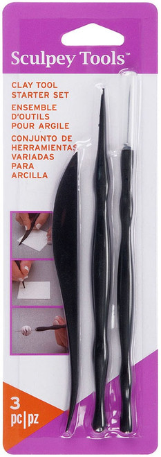 3 Pack - Sculpey Clay Tool Starter Set 3/Pkg- - ASCTV01