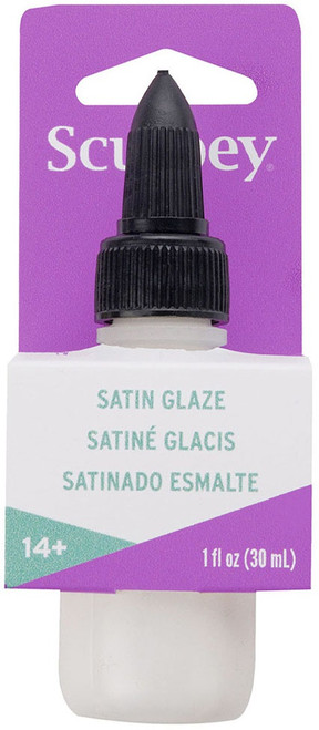 3 Pack Sculpey Glaze 1oz-Satin ASG33M - 715891130346