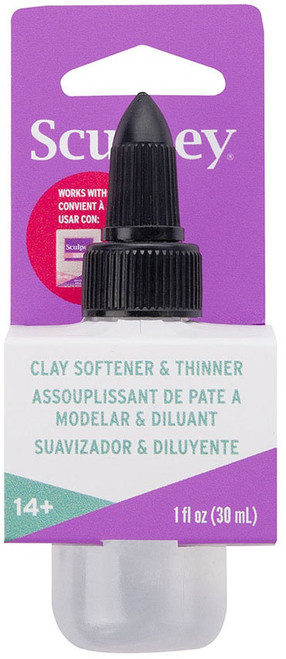 3 Pack - Sculpey Clay Softener-1oz - ASSD - 715891130407