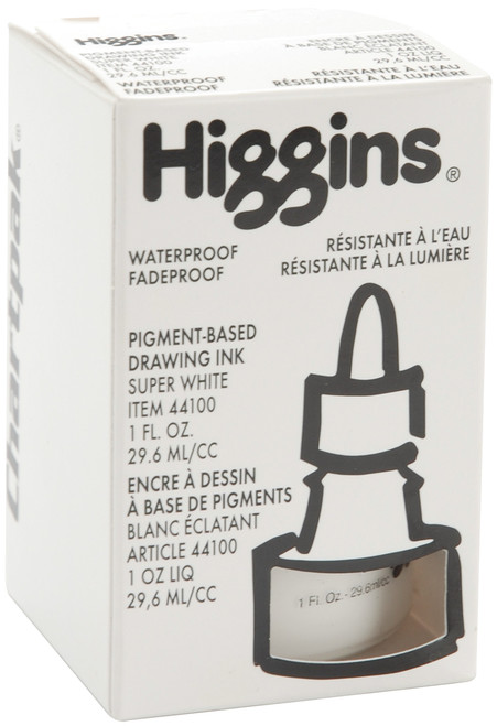 3 Pack Higgins Super White Ink 1ozH44100 - 014173368683