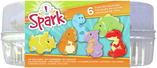 3 Pack Spark Plaster Value Pack-Dinosaur -74207 - 765468742076