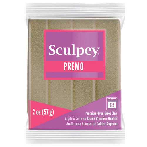 5 Pack - Sculpey Premo Premium Oven-Bake Clay 2oz-Yellow Gold Glitter - PE022-5147