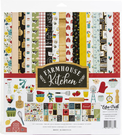 Echo Park Collection Kit 12"X12"-Farmhouse Kitchen - FK216016 - 787790178712
