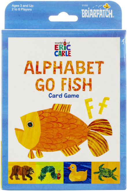 3 Pack - Briarpatch Eric Carle Card Game-Alphabet Go Fish - 012521 - 794764012521
