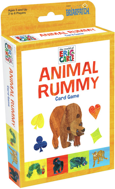 3 Pack Briarpatch Eric Carle Animal Rummy Card Game012514