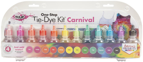 Tulip 1oz Tie-Dye 12/Pkg-Carnival - 44065 - 017754440655