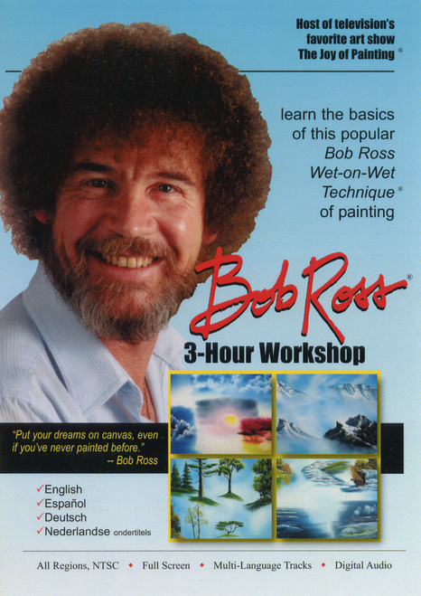 Bob Ross 3-Hour Workshop DVD-Full Screen - BRW1D - 07208670250140720867025014