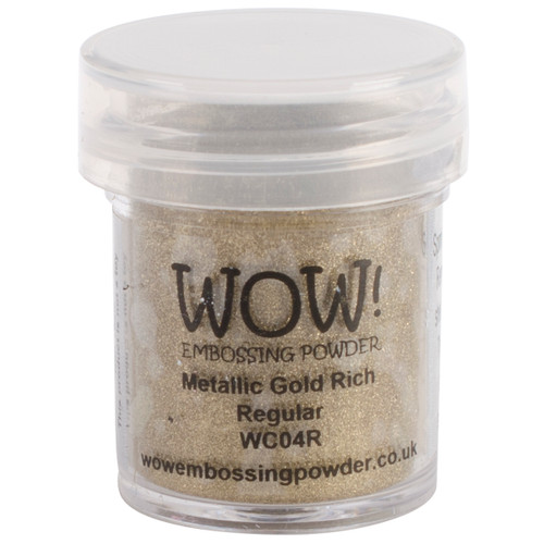 4 Pack WOW! Embossing Powder 15ml-Gold Rich WOW-WC04R - 50602105201205060210520120