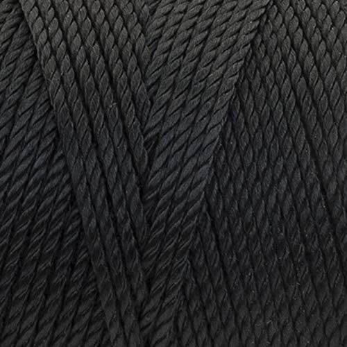 3 Pack - Red Heart Nylon Crochet Thread Size 18-Black - 138-19