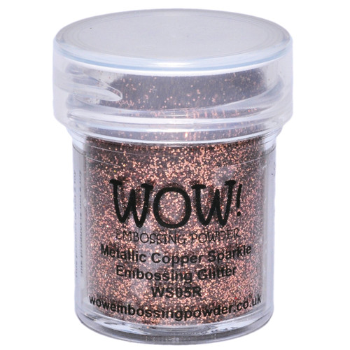 4 Pack - WOW! Embossing Powder 15ml-Metallic Copper Sparkle - WOW-WS05R - 50602105211895060210521189