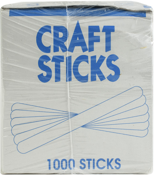 3 Pack - Pepperell Craft Sticks 1000/Pkg-Natural - 70782 3 Pack - Pepperell Craft Sticks 1000/Pkg-Natural - 70782