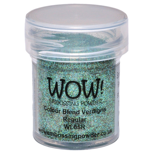 4 Pack WOW! Embossing Powder 15ml-Opaque Verdigris WOW-WL05R - 50602105207555060210520755