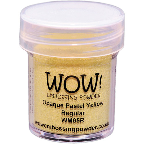 4 Pack WOW! Embossing Powder 15ml-Pastel Yellow WOW-WM05R - 50602105207935060210520793