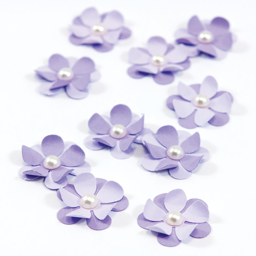 2 Pack - Medium Punch-EK Retro Flower, 1" - E5420077