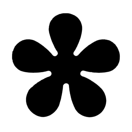 2 Pack - Medium Punch-EK Retro Flower, 1" - E5420077