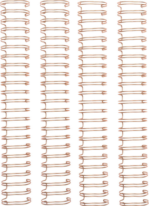 3 Pack Cinch Wires 1" 4/Pkg-Rose Gold WR660503