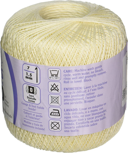 3 Pack - Aunt Lydia's Classic Crochet Thread Size 10-Cream - 154-420