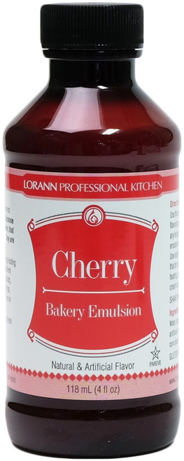 3 Pack Lorann Oils Bakery Emulsions Natural & Artificial Flavor 4oz-Cherry -0806-0774 - 023535995818