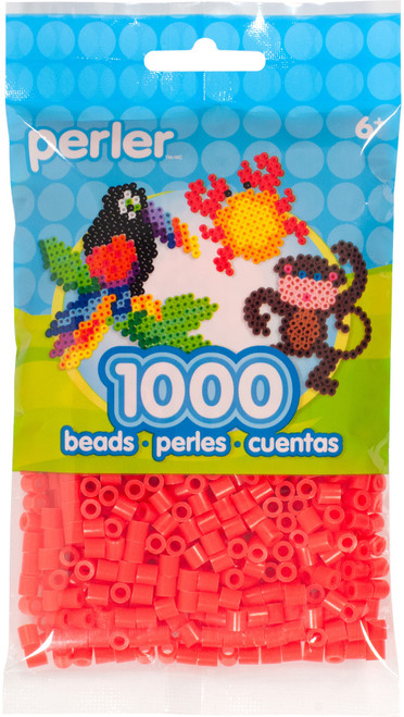 3 Pack Perler Beads 1,000/Pkg-Tomato PBB80-19-15211 - 048533152117