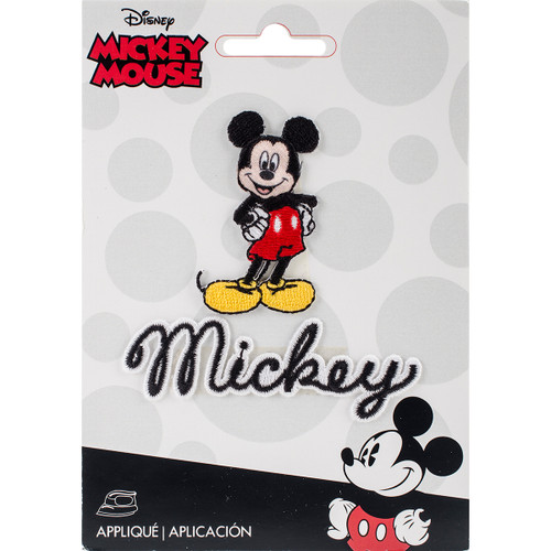 3 Pack - Simplicity Iron-On Applique-Mickey Mouse Body W/Script - 19311540 - 070659939365