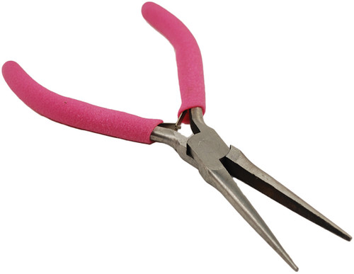 3 Pack - Craft Medley Long Flat Nose Pliers W/Soft Grip Handle-6" - BT110 3 Pack - Craft Medley Long Flat Nose Pliers W/Soft Grip Handle-6" - BT110