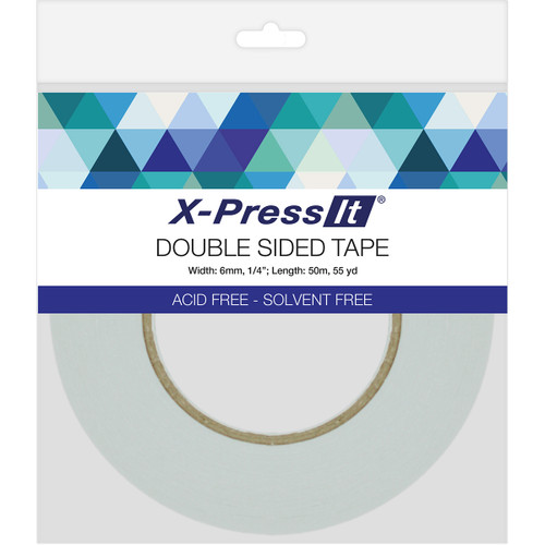 3 Pack X-Press It Double-Sided Tape 6mm-.25"X55yd DST6 - 93238420054799323842005479